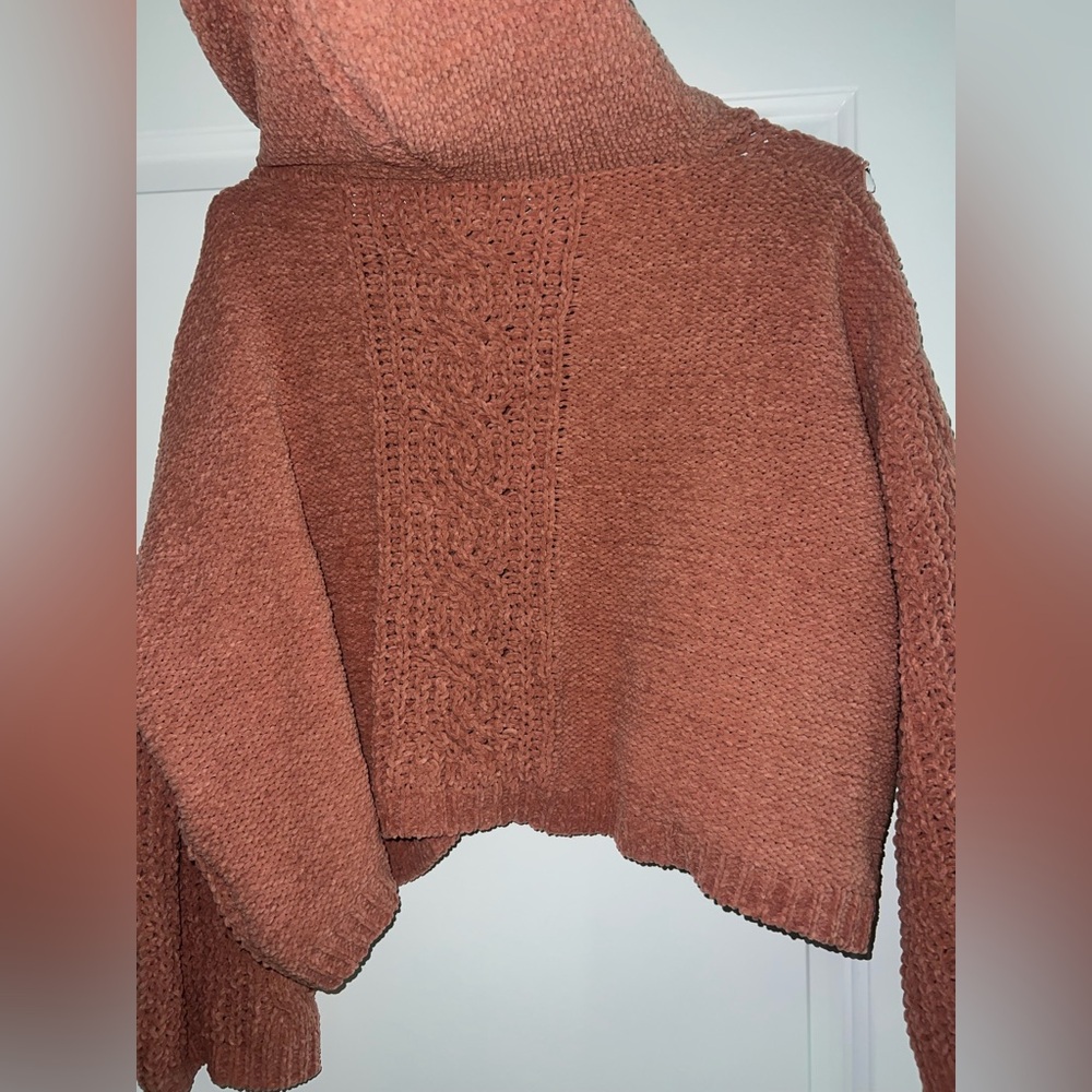 VICI Cable Knit Sweater - Rust - Picture 5 of 7